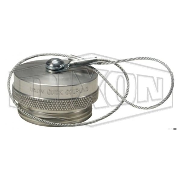 WS Series Wing Style Interchange Dust Plug, 1-1/2 in Nominal, Aluminum, Domestic
